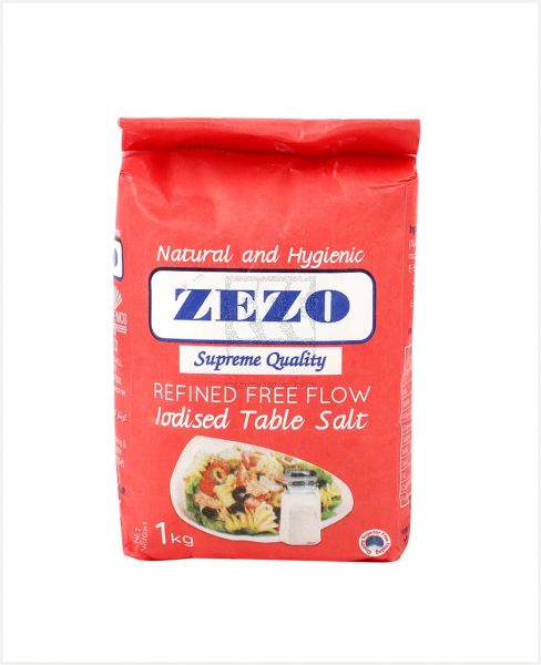 ZEZO IODISED TABLE SALT 1KG
