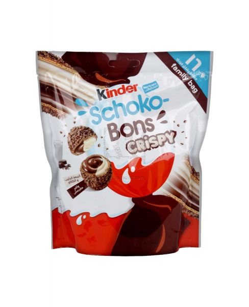 KINDER SCHOKO BONS CRISPY CHOCOLATE 89GM