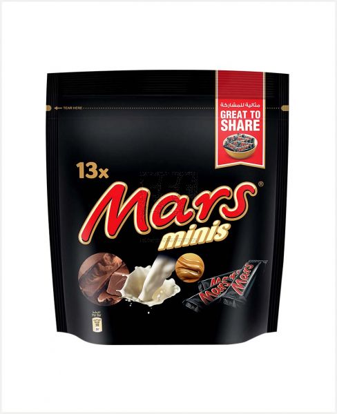 MARS MINIS CHOCOLATE 180GM (POUCH)