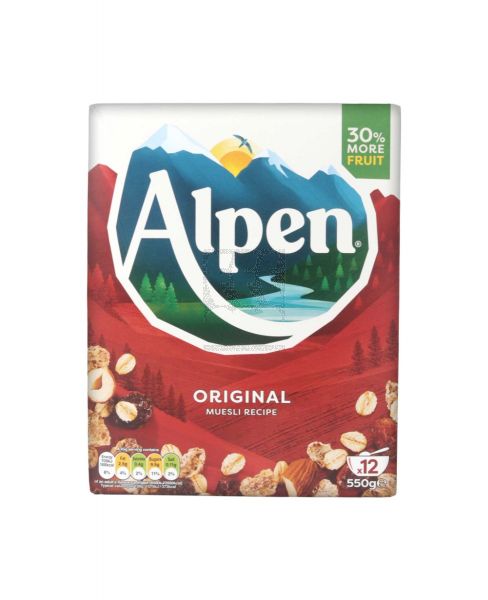 ALPEN ORIGINAL MUESLI 550GM