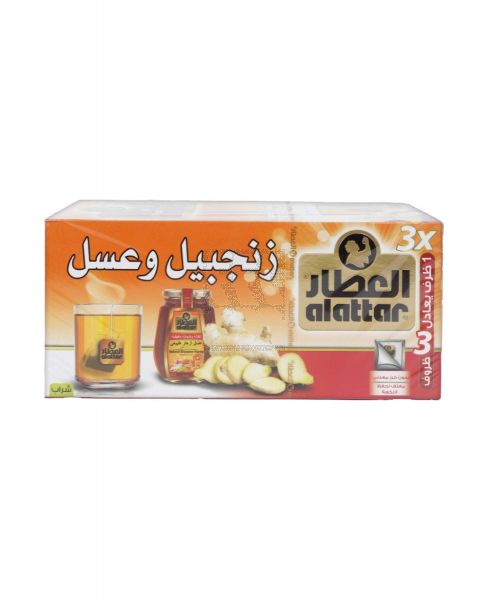 AL ATTAR GINGER AND HONEY TEA BAG 25PCS 37.5GM