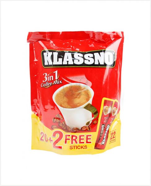 KLASSNO 3IN1 COFFEE MIX 20SX20GM