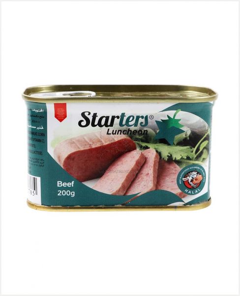 STARTERS LUNCHEON MEAT BEEF WITH CHICKEN 190GM