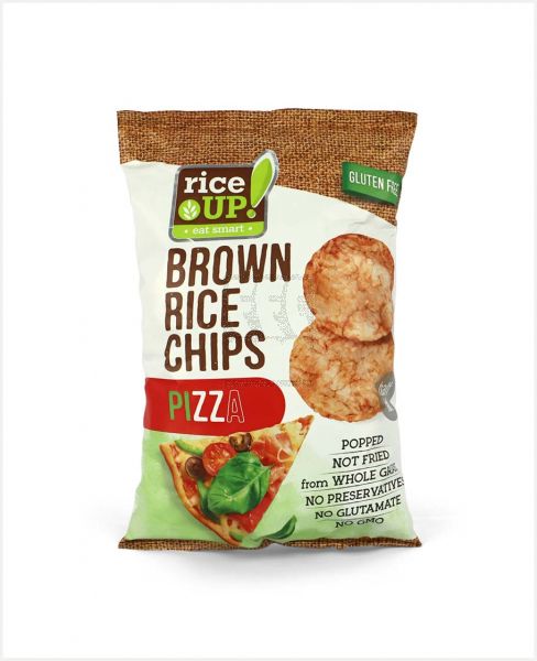 RICE UP BROWN RICE CHIPS PIZZA 60GM