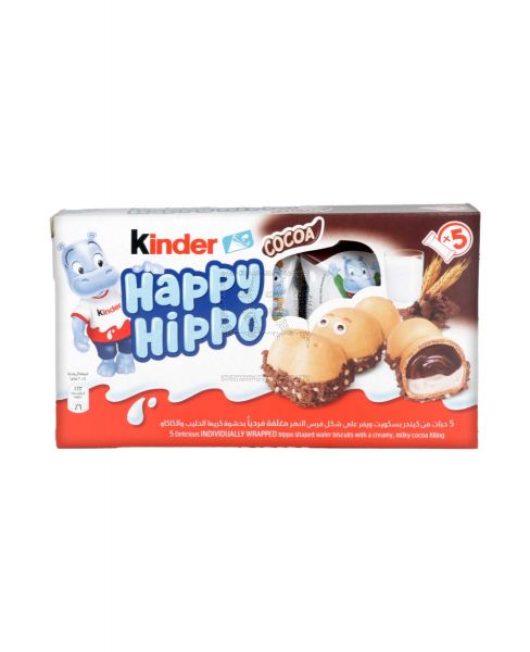 KINDER HAPPY HIPPO COCOA BISCUIT T5 102GM