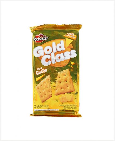 RICHESTER GOLD CLASS CHEESE FLAVORED SALTY BISCUIT 23GM