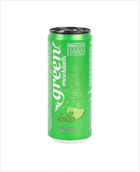 GREEN  MOCKTAILS MOJITO CAN 330ML