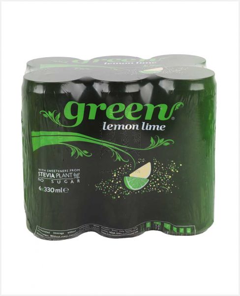 GREEN LEMON LIME CAN 6X330ML