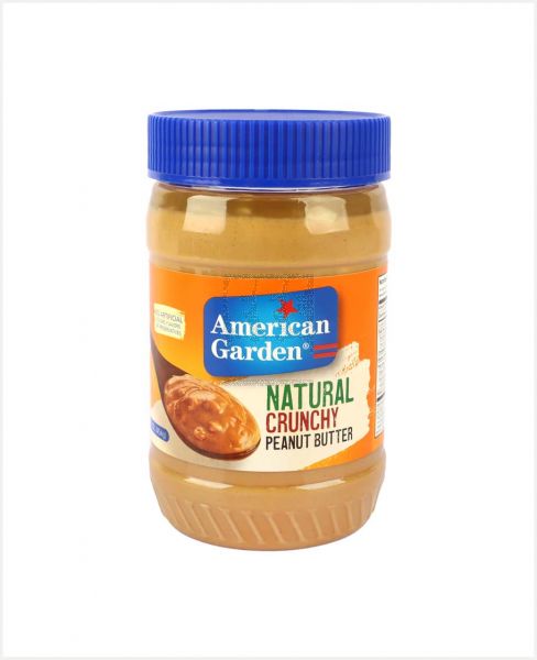 American Garden Natural Crunchy Peanut Butter 454gm
