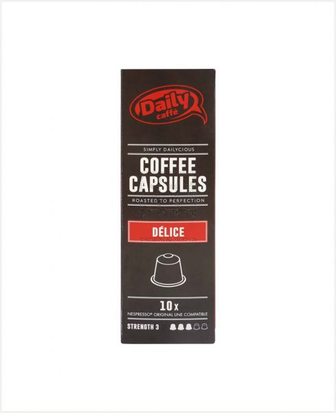 DAILY CAFFE DELICE COFFEE CAPSULES 10PCS 50GM