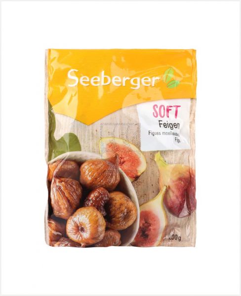 SEEBERGER SOFT DRIED FIGS 200GM