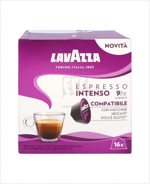 LAVAZZA DOLCE GUSTO ESPRESO INTENSO COFFEE CAPSULE 16S 128GM