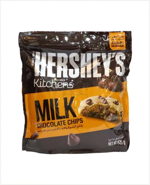 HERSHEY'S KITCHENS MILK CHOCOLATE CHIPS 425GM