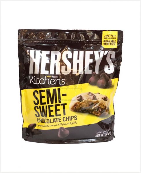 HERSHEY'S KITCHENS SEMI-SWEET CHOCOLATE CHIPS 425GM