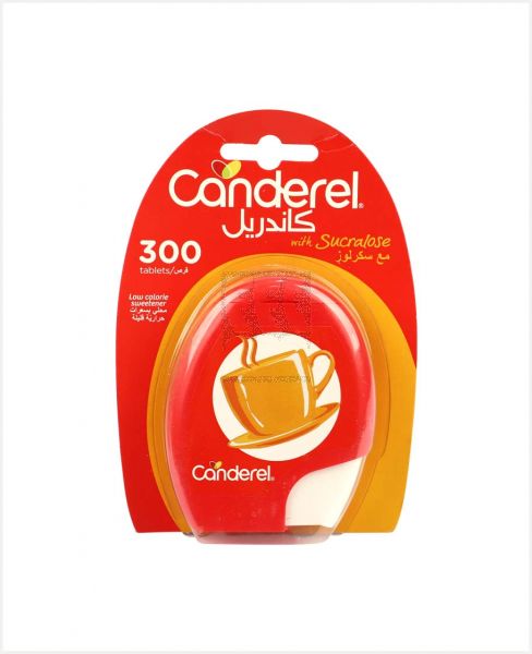 CANDEREL WITH SUCRALOSE LOW CALORIE SWEETENER 300PCS 25.5GM