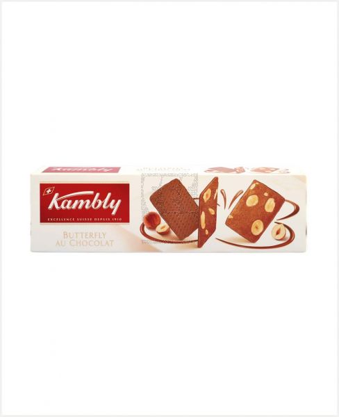 KAMBLY BUTTERFLY AU CHOCOLAT BISCUITS 100GM