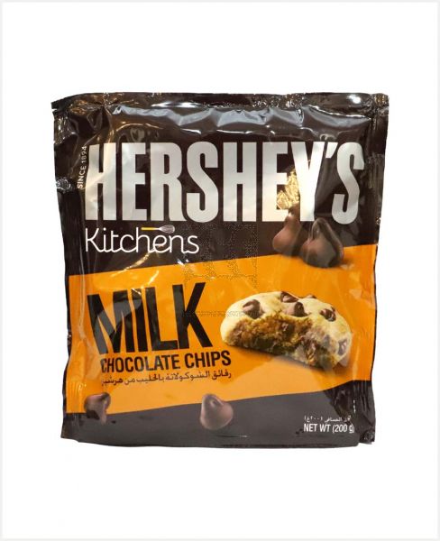 HERSHEY'S KITCHENS MILK CHOCOLATE CHIPS 200GM OFFER