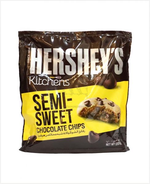 HERSHEY'S KITCHENS SEMI-SWEET CHOCOLATE CHIPS 200GM PROMO