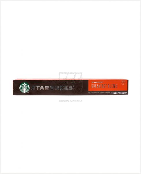 STARBUCKS BREAKFAST BLEND COFFEE CAPSULES 10S 56GM