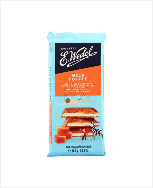E.wedel Milk Toffee Chocolate 100gm