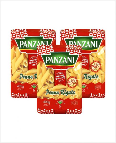 PANZANI PENNE RIGATE 3X400GM