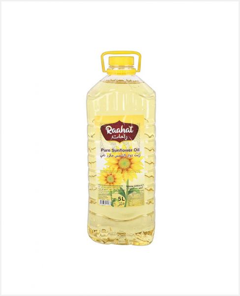 RAAHAT PURE SUNFLOWER OIL 5LTR