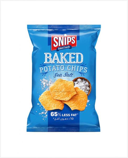 SNIPS BAKED POTATO CHIPS SEA SALT 35GM