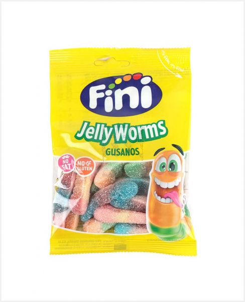 FINI WORMS GUMMY SOUR JELLY 80GM