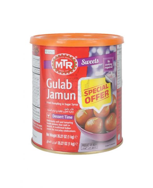 MTR GULAB JAMUN TIN 1KG PROMO
