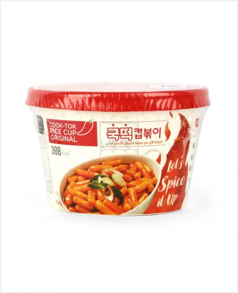 SJ CORE COOK TOK RICE CUP ORIGINAL 163GM