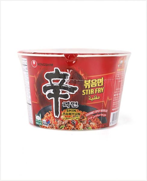 NONGSHIM SHIN RAMYUN STIR FRY GOURMET SPICY CUP NOODLE 103GM