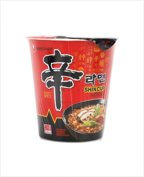 NONGSHIM SHIN GOURMET SPICY CUP NOODLES 68GM