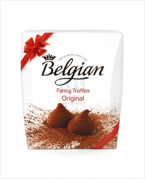 BELGIAN CHOCOLATE FANCY TRUFFES ORIGINAL 200GM