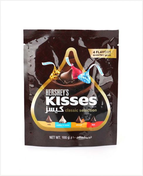 HERSHEY'S KISSES CLASSIC SELECTION 100GM