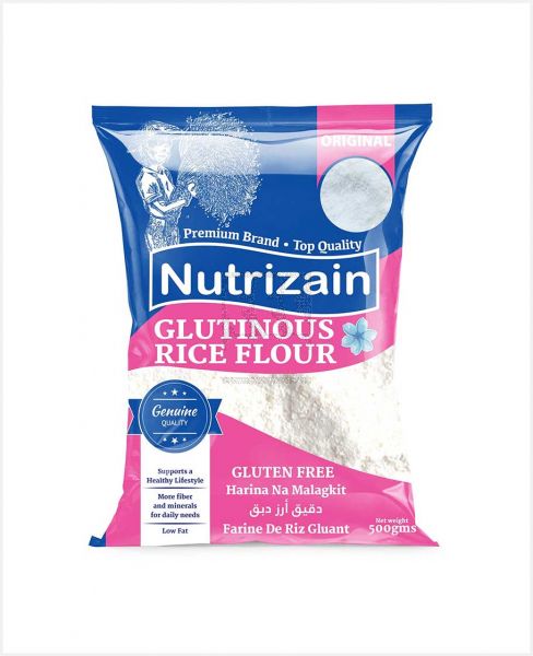 NUTRIZAIN GLUTEN FREE GLUTINOUS RICE FLOUR 500GM