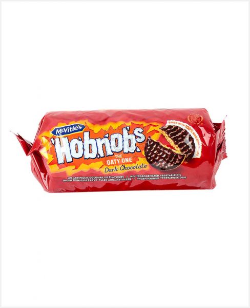 MCVITIES HOBNOBS OATY ONE DARK CHOCOLATE BISCUITS 262GM