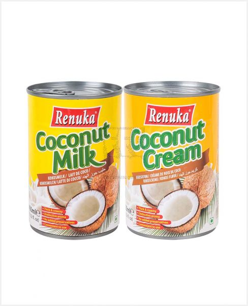 RENUKA COCONUT MILK CREAM 2X400ML PROMO