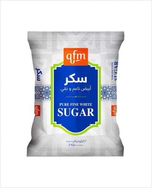 QFM PURE FINE WHITE SUGAR 2KG