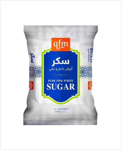 QFM PURE FINE WHITE SUGAR 5KG