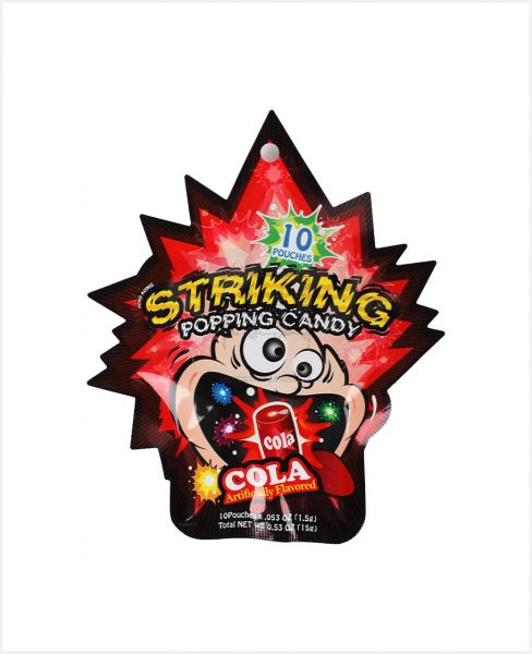 STRIKING POPPING CANDY COLA FLAVOR 10S 15GM
