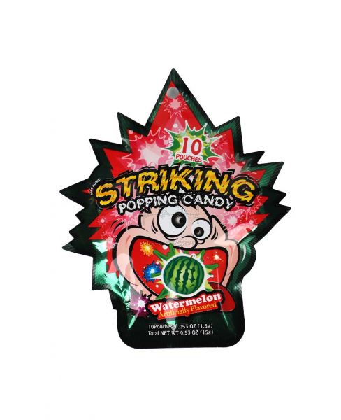 STRIKING POPPING CANDY WATERMELON FLAVOR 10S 15GM