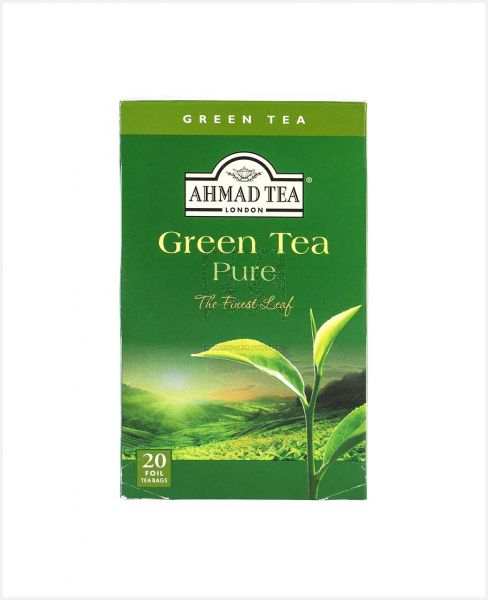 AHMAD TEA GREEN TEA PURE 20S 40GM