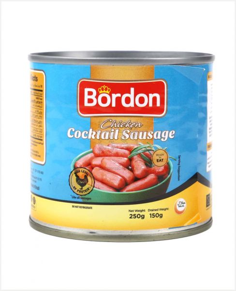 BORDON CHICKEN COCKTAIL SAUSAGE 150GM