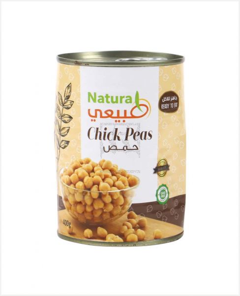 NATURAL CANNED CHICK PEAS 400GM