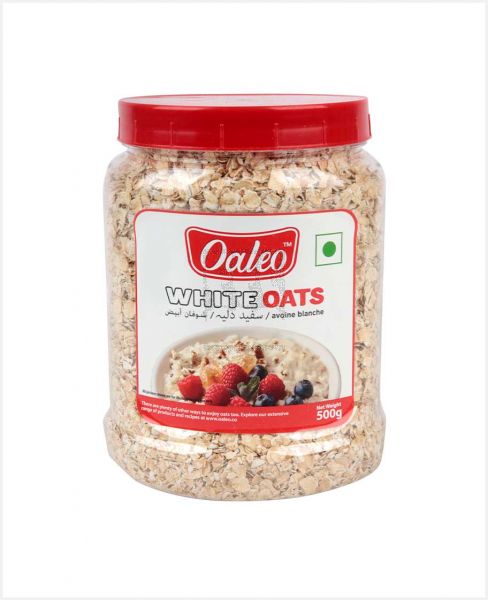 OALEO WHITE OATS PET JAR 500GM