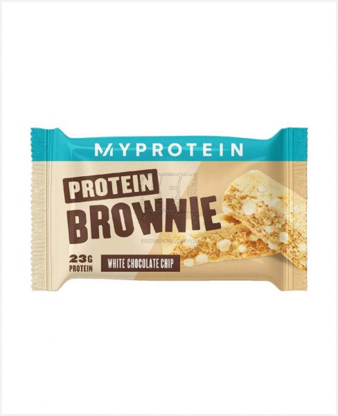MYPROTEIN PROTEIN BROWNIE WITH WHITE CHOCOLATE CHIPS 75GM