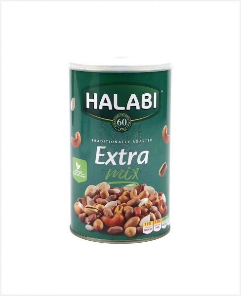 HALABI NUTS EXTRA MIX CAN 400GM