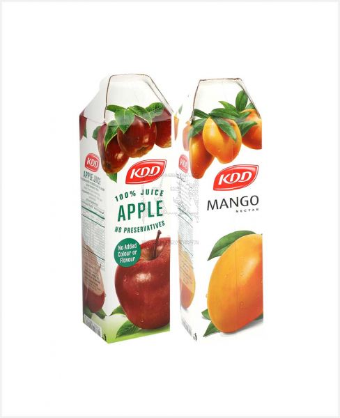 KDD JUICE ASSORTED 2X1LTR @S.PRICE