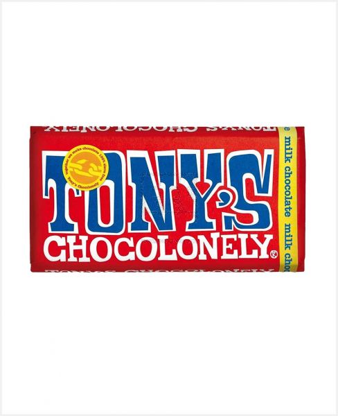 TONY'S CHOCOLONELY MILK CHOCOLATE 180GM