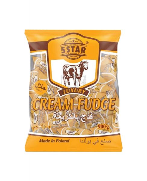 5 STAR CREAM FUDGE 900GM